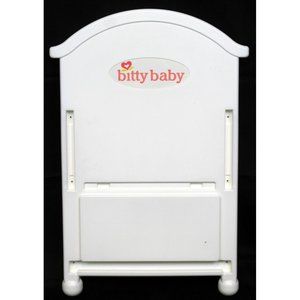 American Girl Bitty Baby Crib Replacement Piece Head Board White Plastic